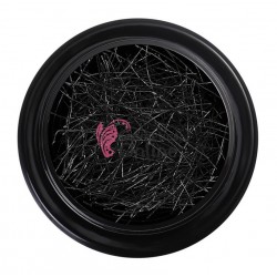 Fire din matase subtiri pentru decor unghii LSM08 Black